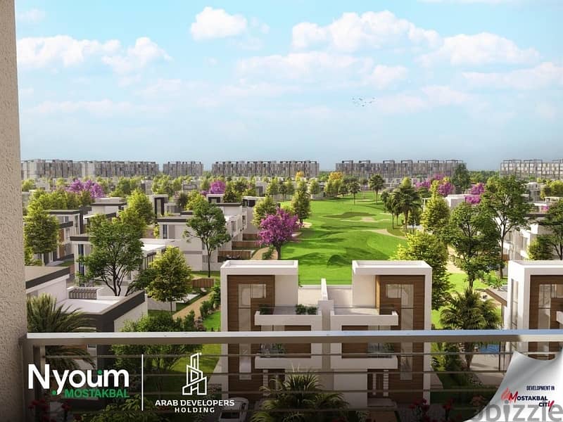 Apartment for sale on golf directly behind Madinaty in Nyoum Compound With only 5% down payment - 30% cash discount 8