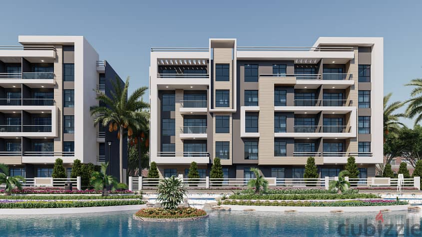 In installments with a 25% discount, own a Panorama apartment in front of the American University in the Fifth Settlement 0