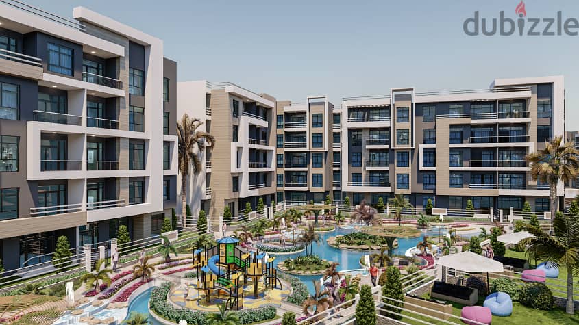 In installments with a 25% discount, own a Panorama apartment in front of the American University in the Fifth Settlement 1