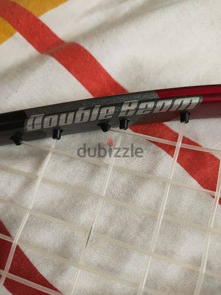 wilson squash racket double beam titanium 4