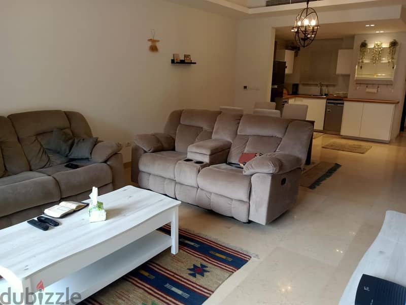 apartment for rent in cairo festival city fully furnished   garden 7