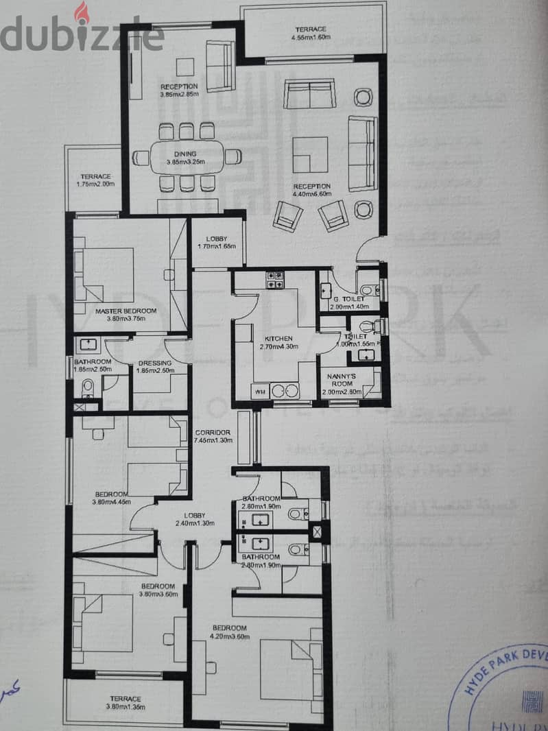 Apartment for sale in hyde park compound new cairo 1