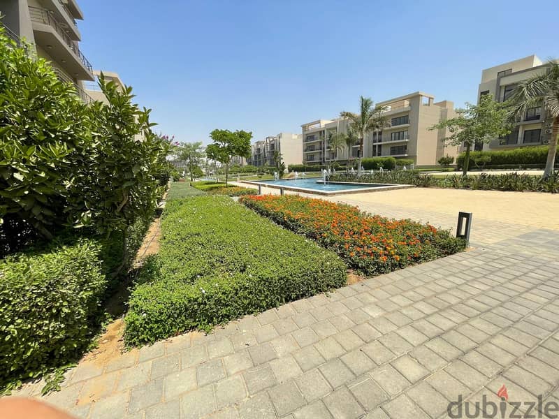 ode fs250 Apartment with garden for rent in Marasem 5th square Ground floor Area 220m garden 135m 3 bedrooms  3 bathrooms Dressing Ultra super lux Kit 0