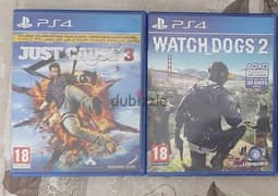 Hitman , Days gone,  Watch dogs 2 and just cause 3