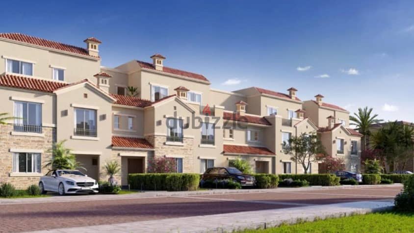 Receive it immediately at the entrance to the capital. . A luxury townhouse villa for sale in installments in the capital, La Vista City New Capital 20
