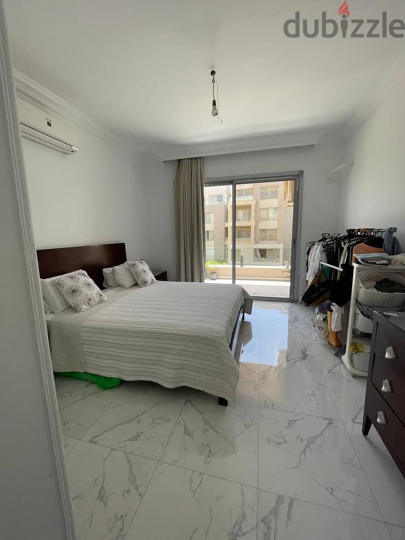 For rent fully finished apartment with kitchen in VGK New Cairo - فيلدج جاردنز قطاميه التجمع الخامس 6
