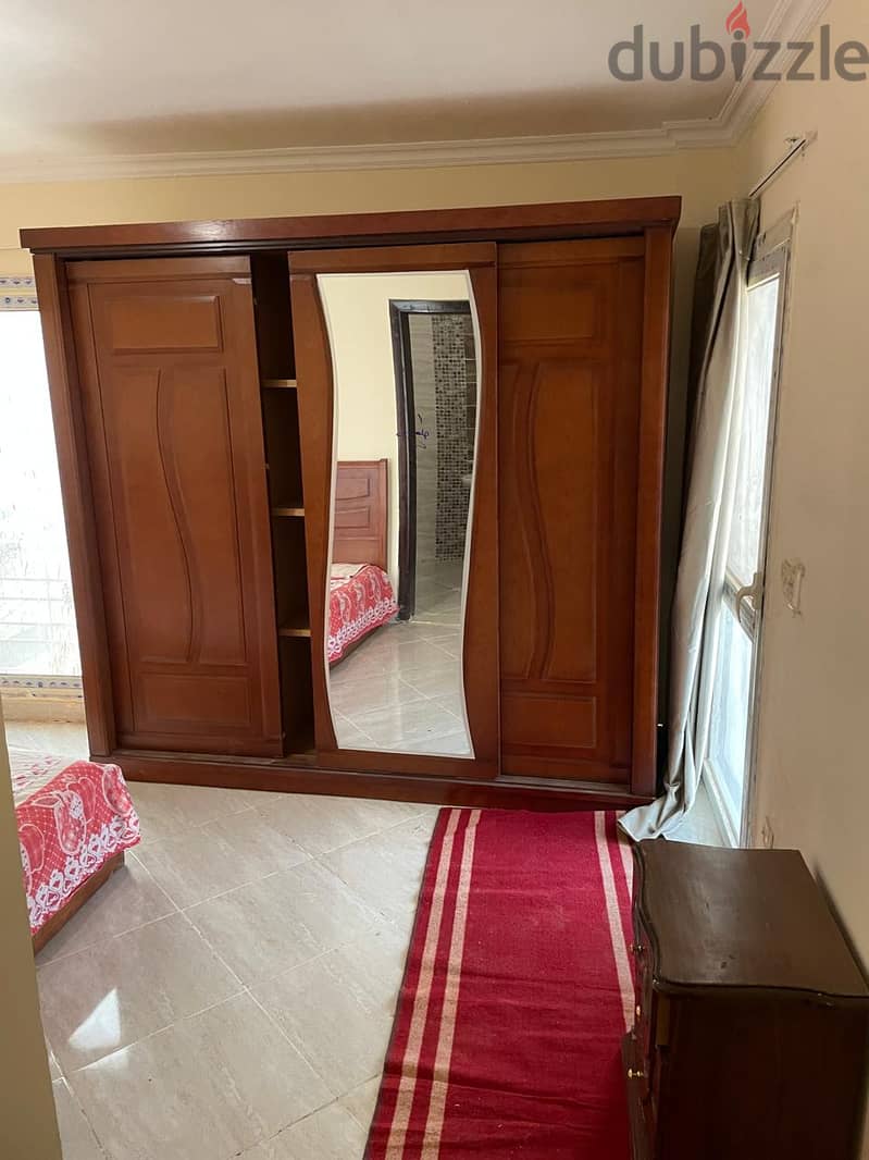 For rent fully finished and furnished apartment with AC`S, kitchen and kitchen applicance in Dar Misr Al Andalous New Cairo - دار مصر الاندلس التجمع 7