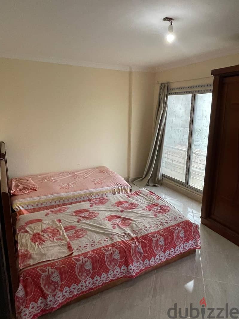 For rent fully finished and furnished apartment with AC`S, kitchen and kitchen applicance in Dar Misr Al Andalous New Cairo - دار مصر الاندلس التجمع 9