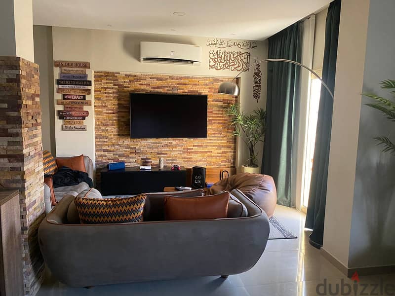 Apartment for rent fully finished and furnished with AC`S, kitchen, kitchen applicance, prime location in El Banafseg New Cairo-البنفسج التجمع الخامس 1