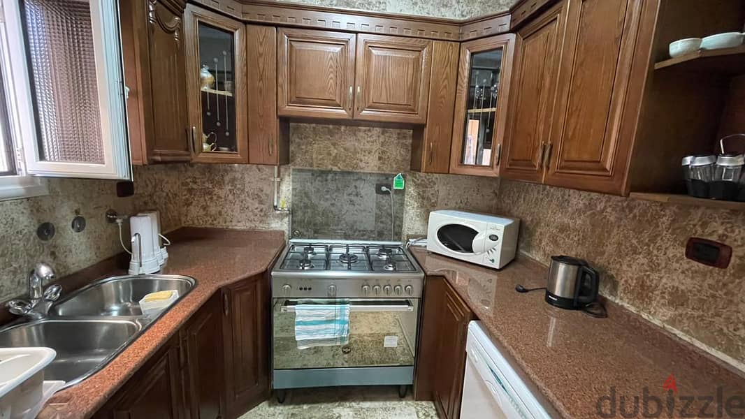 Apartment for rent, finished and furnished with AC`S, kitchen, and kitchen appliances, Prime Location in El Narges, Fifth Settlement - النرجس التجمع 7