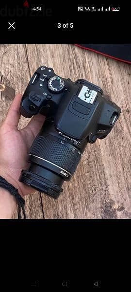 كاميرا canon 650d 
flh tt560 with trigger 
lens 18_55 mm stm 1
