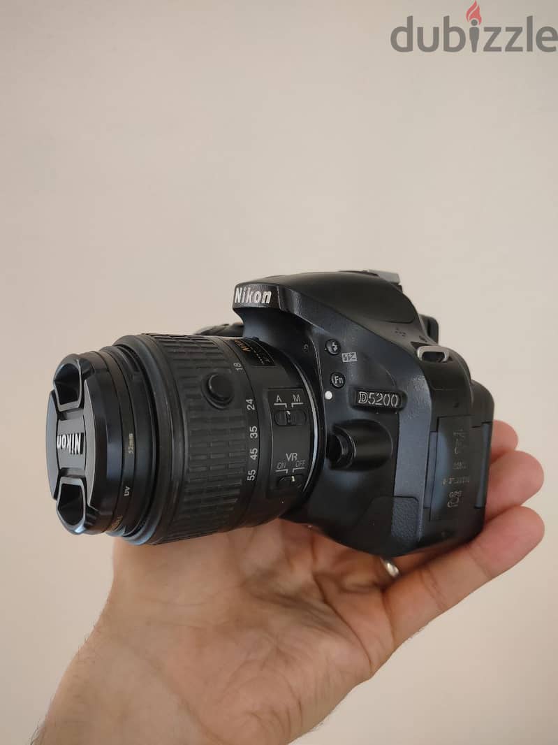 كاميرا Nikon D5200 + 50mm lens 4