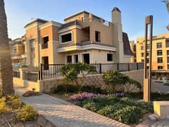 239 sqm villa for sale with a 42% cash discount and 8 years installments in Sarai Compound in front of Madinaty