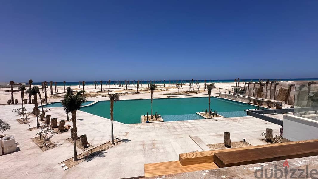 Chalet 100m for sale in Seashore by Hydepark in Ras El Hekma , North Coast -Fully Finished ( Seaview )5% D. P 6