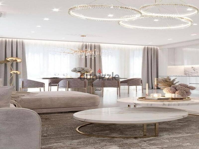 شقة 205 متر متشطبة بالكامل للبيع في كمبوند روسيل سيتي مدينة المستقبل 7