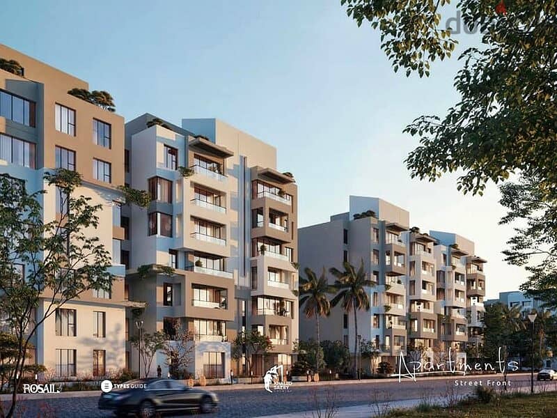 شقة 205 متر متشطبة بالكامل للبيع في كمبوند روسيل سيتي مدينة المستقبل 10