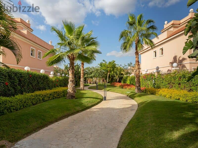 Twin house ready to move for sale in Cleopatra Palace Compound, Shorouk 2