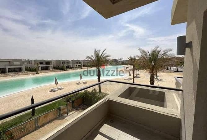 chalet for sale lagoon view in azha north coast - شالية للبيع 136 م اول صف علي الاجون في ازها الساحل الشمالي 1