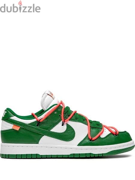Nike dunk off white pine green Size 42 0