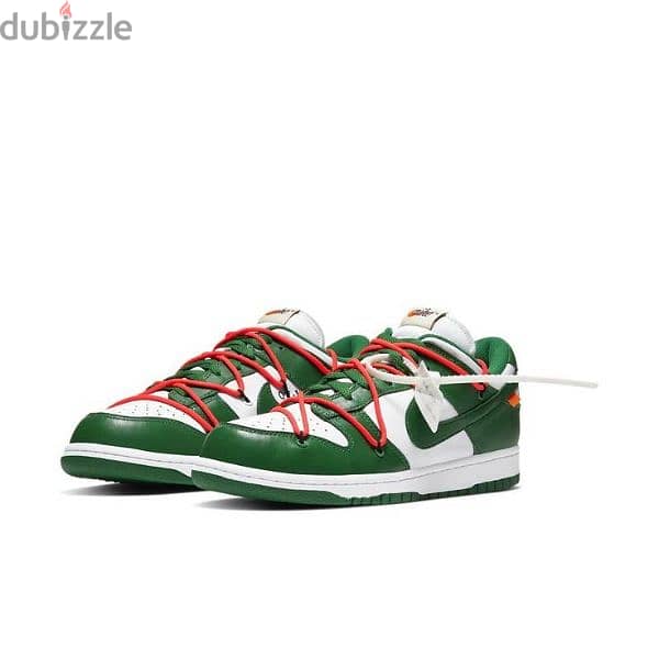 Nike dunk off white pine green Size 42 1