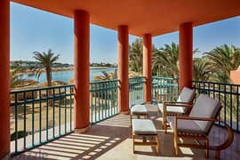 Chalet For Sale Panoramic sea view in Sheraton Miramar El Gouna  Red Sea served by Sheraton El Gouna Fully finished with kitchen cabinets + Ac