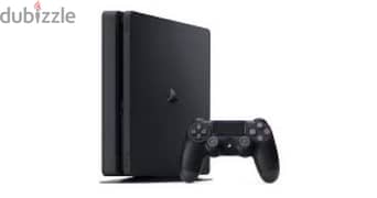 PlayStation 4 with one controller 0