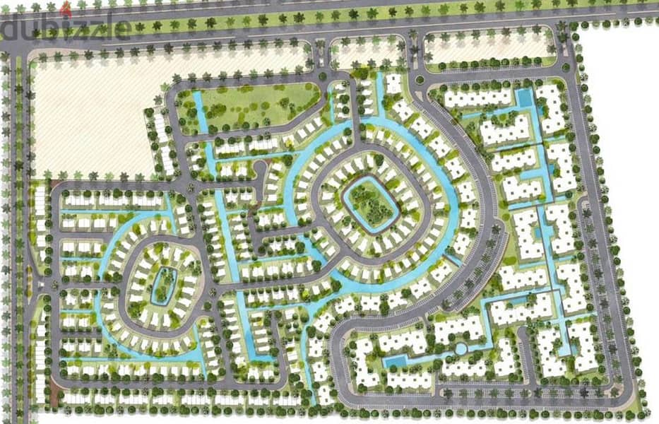 By 415K DP Own Apartment 120 sqm For Sale In New Zayed -Rivers Compound By Installments 9 years 9