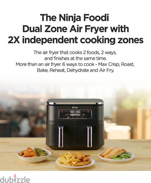 Ninja shark dual zones air fryer 12