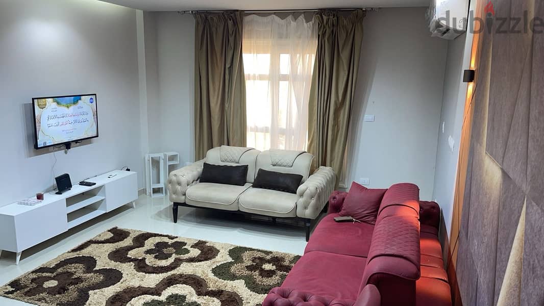 A 5stars new furnished 135m unit for  rent  in madinty 2