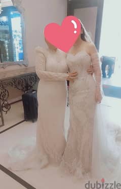 فستان زفاف للعروسة و الأم