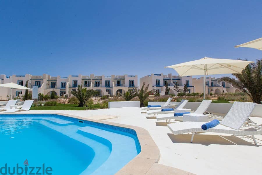 For sale, a penthouse overlooking the sea in the most distinguished village on the North Coast, Mountain View, Sidi Abdel Rahman, in installments 7
