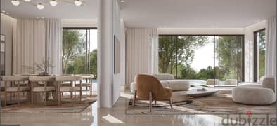 A 205-meter apartment, fully finished, with a panoramic view of lakes and landscape, in Mostakbal City, in front of Madinaty, with a 5% down payment a