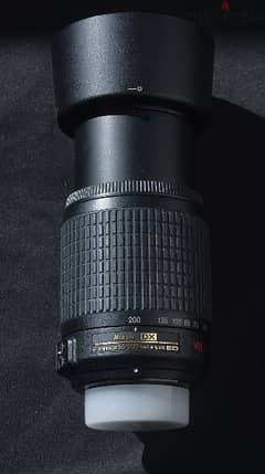 لينس نيكونvr  55-200 لم تستخدم nikkor lens