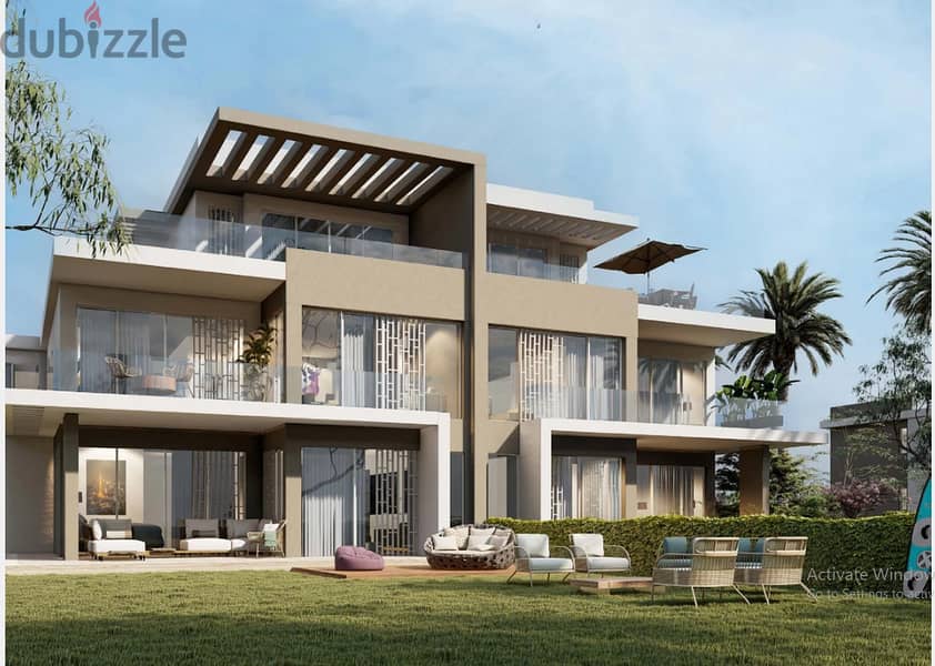 Town house180m fully  finished sea view in a prime location  in compound  sea shore hyde park north coast 6