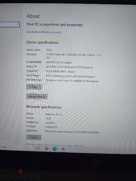 لاب توب HP ZBook 15 G3 5