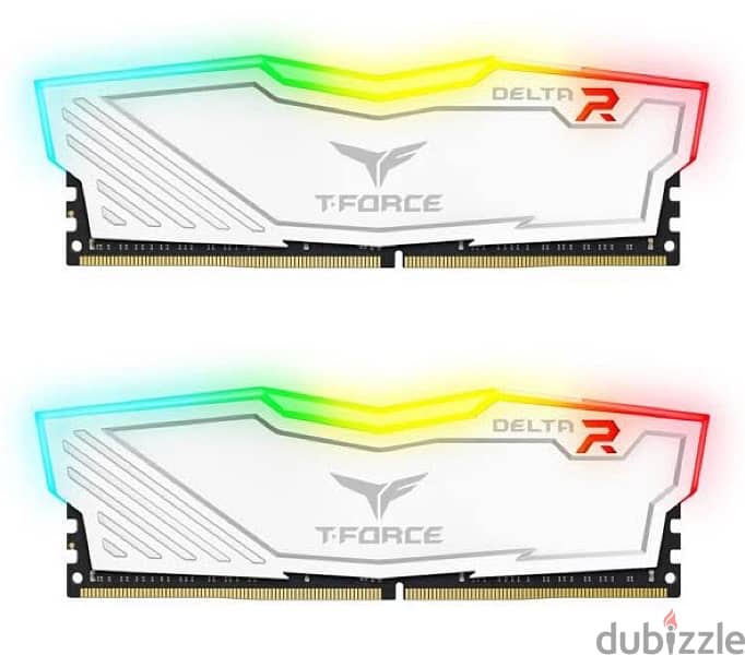 T-Force Delta RGB DDR4 Gaming Memory, 2 x 16 GB, 3200 Mhz 1