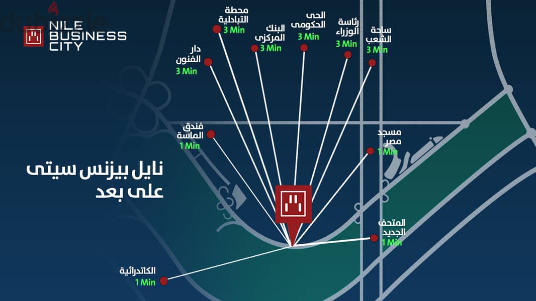 فرصة بخصم10%للبيع مكتب ادارى باميز موقع العاصمة الادارية 4