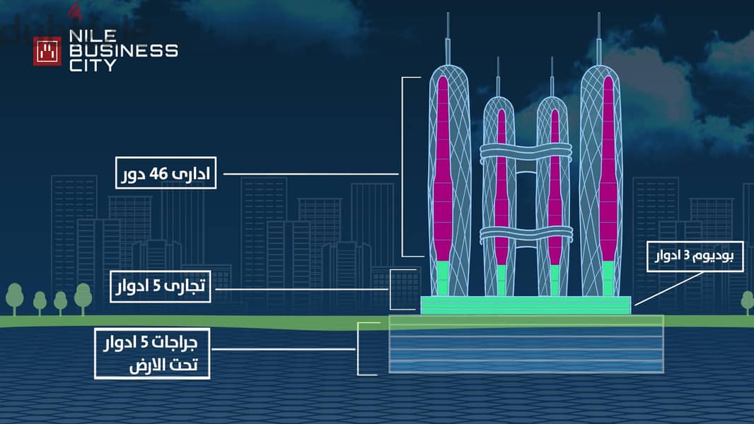 فرصة بخصم10%للبيع مكتب ادارى باميز موقع العاصمة الادارية 10