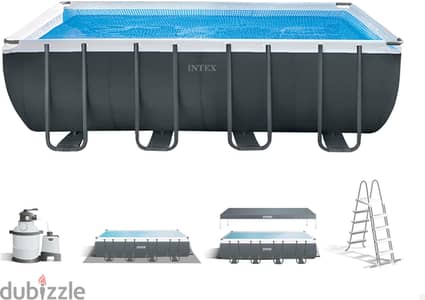 Flooating swiming pool very big size. Intex 26352 Rectangular Frame Po