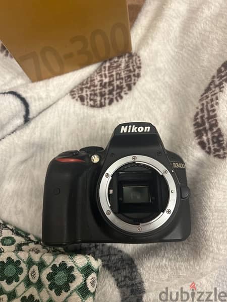 new nikon camera d3400+ 18-55mm lens 0