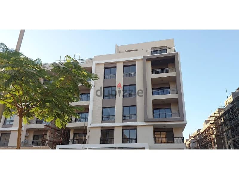 With the lowest down payment, apartment 177m with garden 105m for sale,fully finished installments till 2030, with a prime view, fifth square marasem 4
