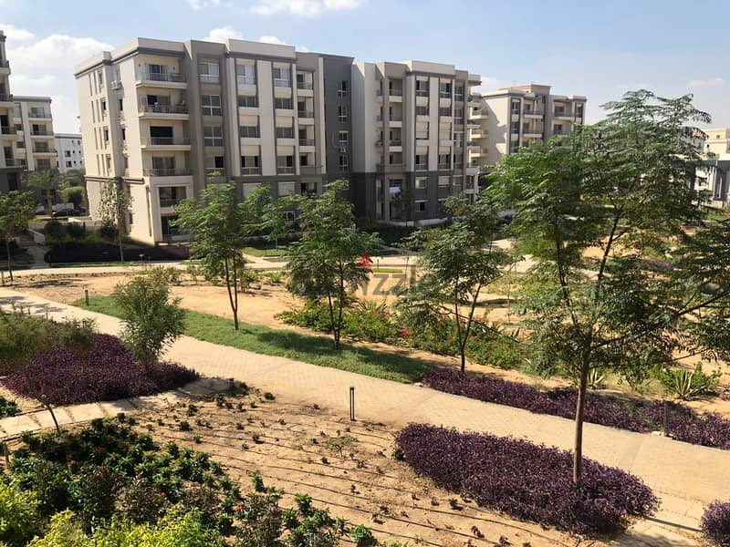 own an apartment 207 M with Garden 80 M  in Hyde Park , view landscape and very prime location  . 5
