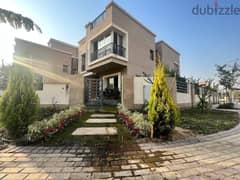 Stand alone villa for sale, 198m nautical landscape view, next to Madinaty in Sarai Compound in Mostakbal City, in Sarai Compound