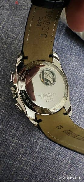 ساعة تيسوت اوتوماتيك سويسري اصلي استخداممرات قليله بالعلبه والكتالوجات 15