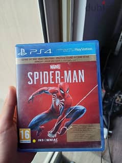 spider man PS4 used  للبيع. حاله ممتازه جدا