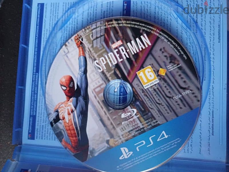 spider man PS4 used  للبيع. حاله ممتازه جدا 3
