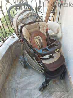 Graco stroller and car seat عربة اطفال بالكرسي جراكو