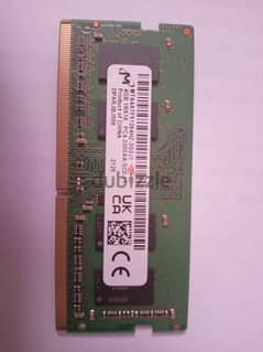 رامتين ٤ جيجا خلع لاب DDR4-3200