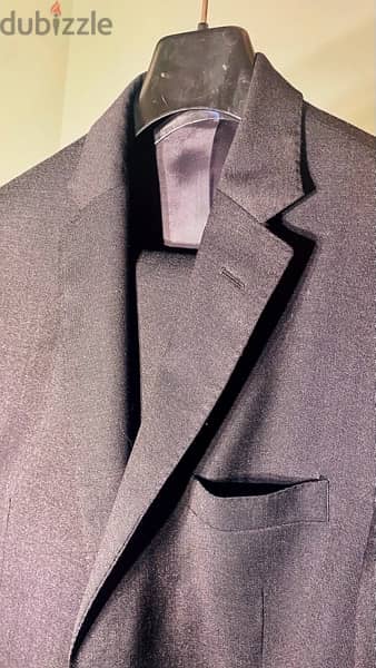 Dark grey concrete suit 1