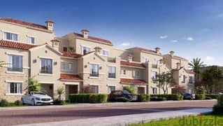 Deliver immediately at the entrance to the capital. . Townhouse Corner 337m for sale in installments in the capital, La Vista City New Capital